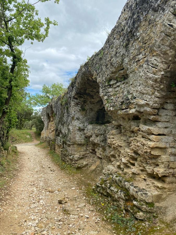 Studio Havre De Paix Au Pont Du Gard Piscine Et Jacuzzi Chez Valerie Payre Vers Pont du Gard Dış mekan fotoğraf